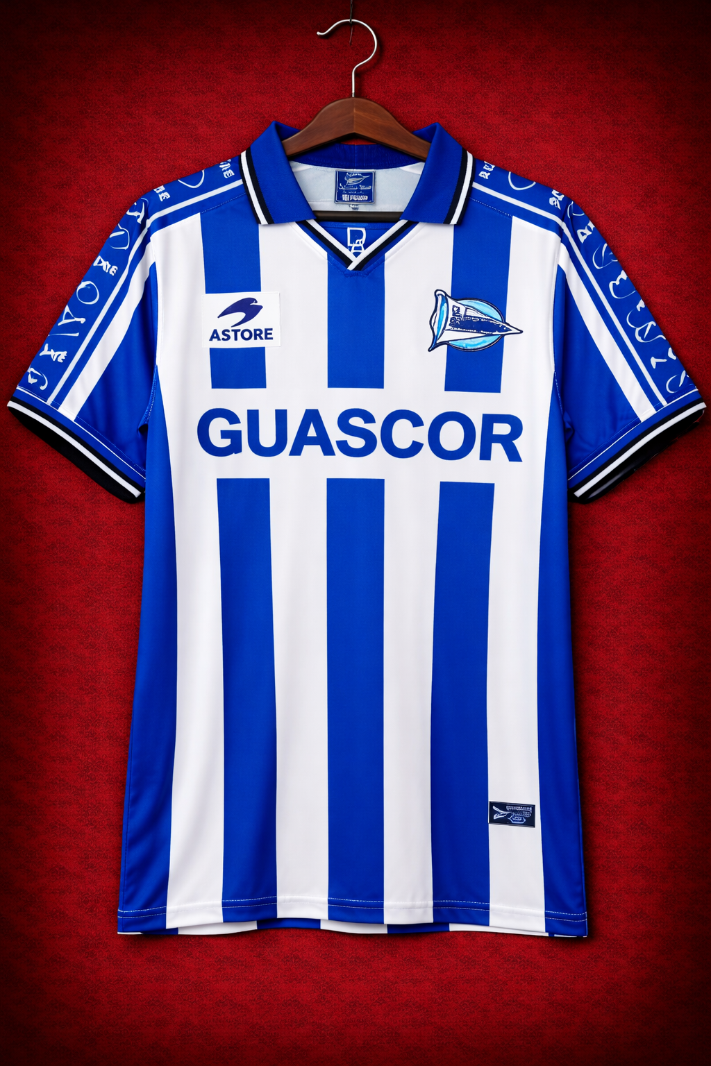 Camiseta réplica retro de Alavés temporada 98-99