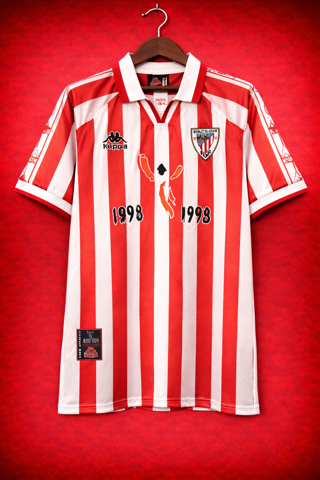 Camiseta réplica retro de Athlétic de Bilbao Centenario