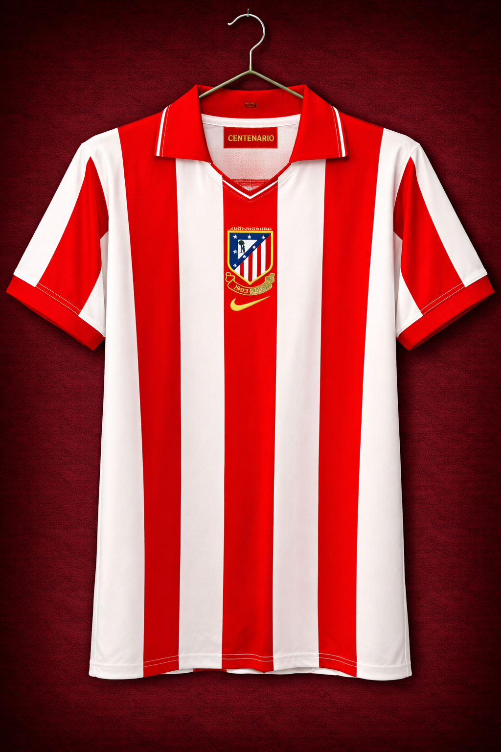 Camiseta réplica retro de Atlético de Madrid temporada 03-04