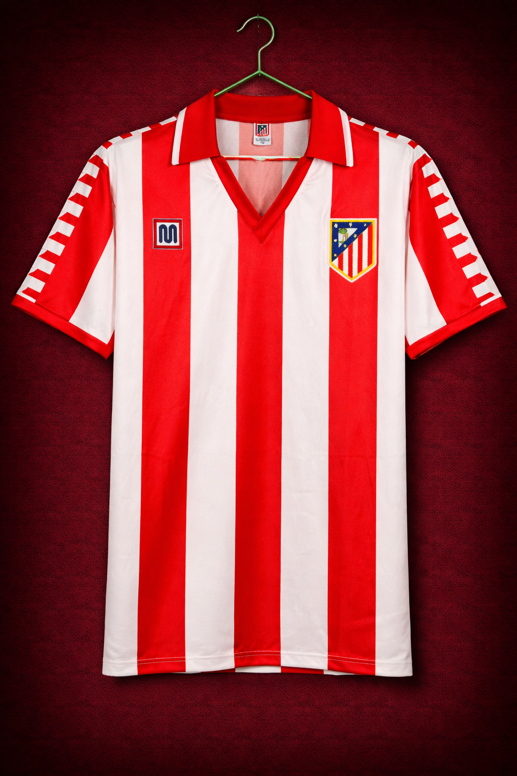 Camiseta réplica retro de Atlético de Madrid temporada 82-83