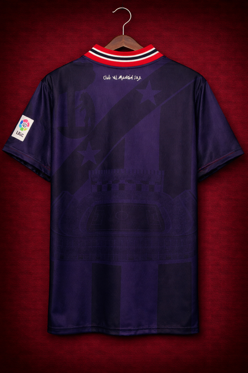 Camiseta réplica retro de Atlético de Madrid temporada 95-96