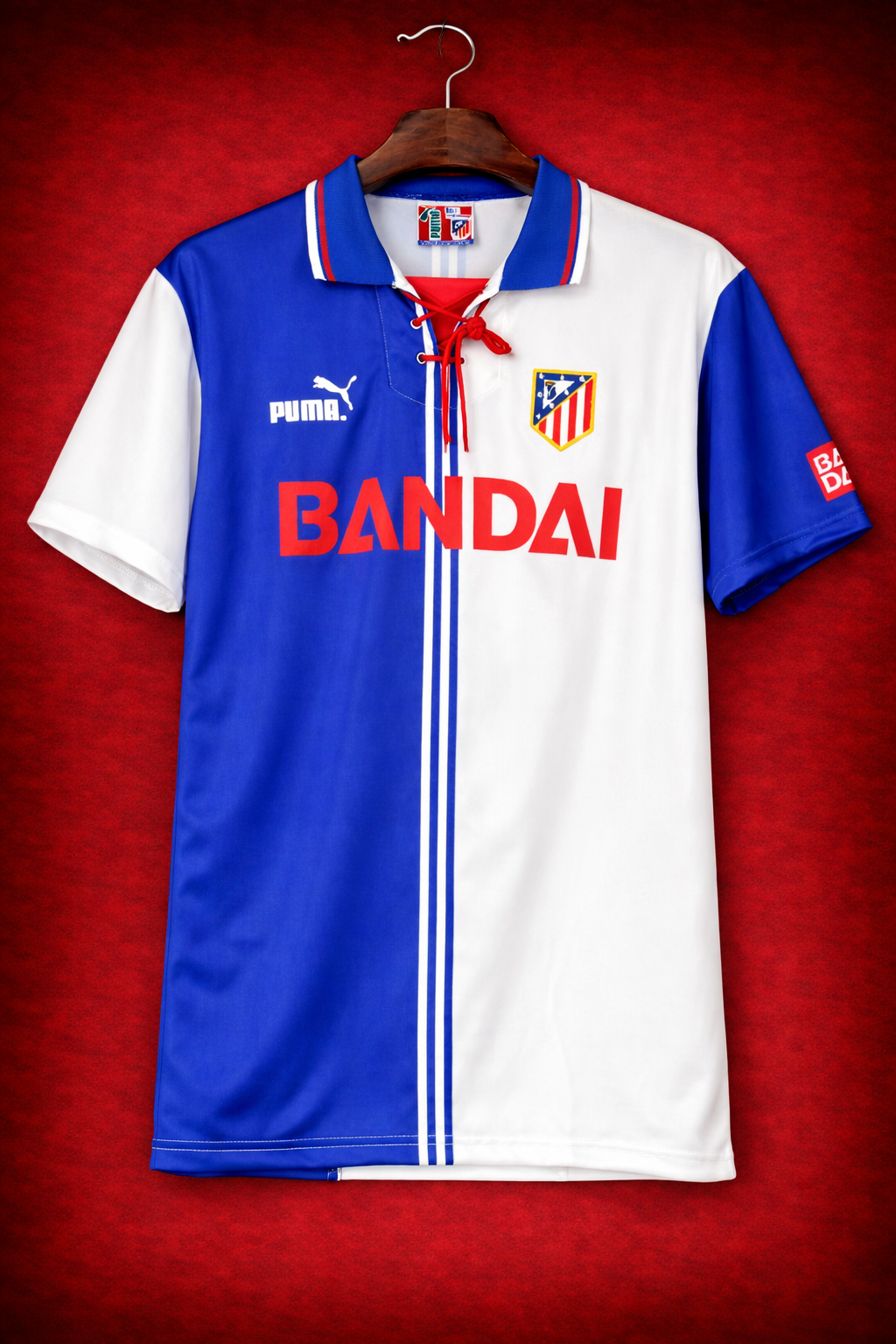 Camiseta réplica retro de Atlético de Madrid temporada 96-97 visitante