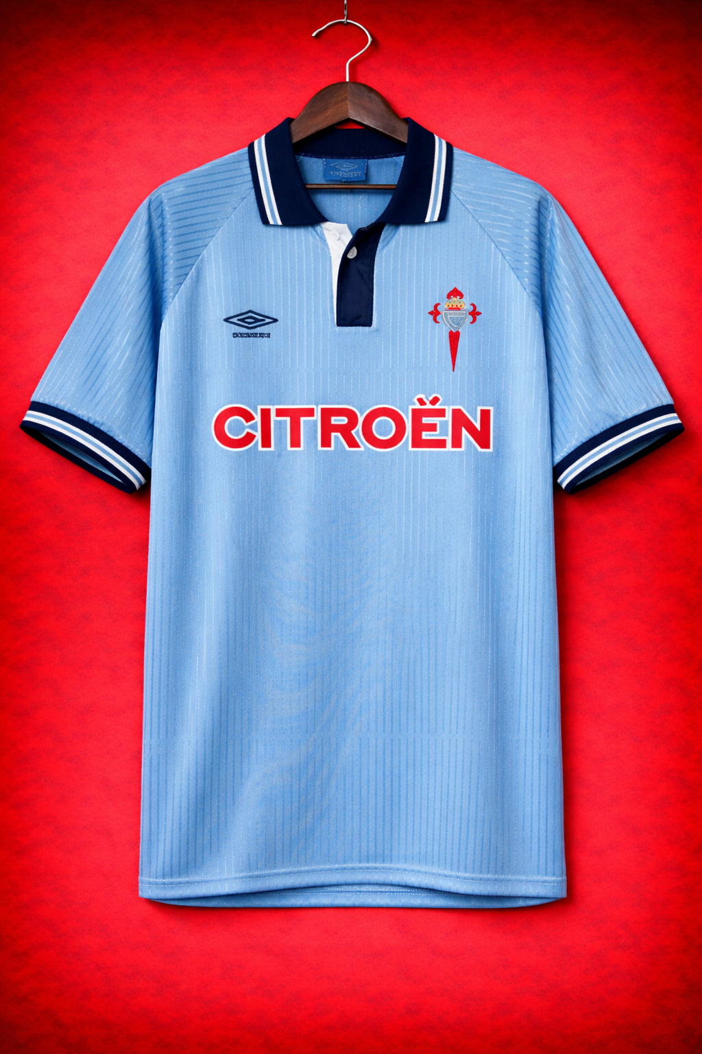 Camiseta réplica retro de Celta de Vigo temporada 97-99