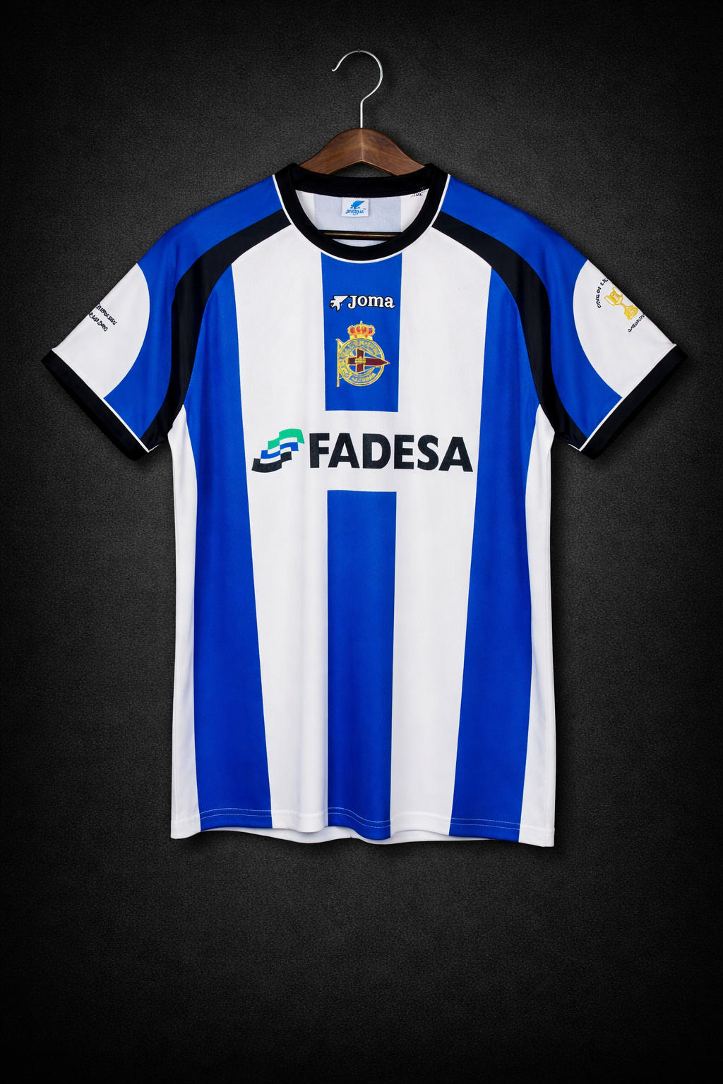 Camiseta réplica retro de Deportivo de la Coruña temporada 01-02