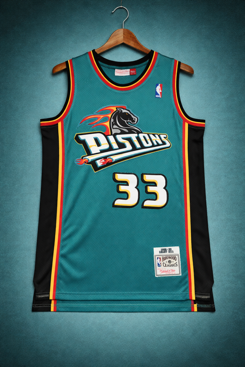 Camiseta retro Detroit Pistons