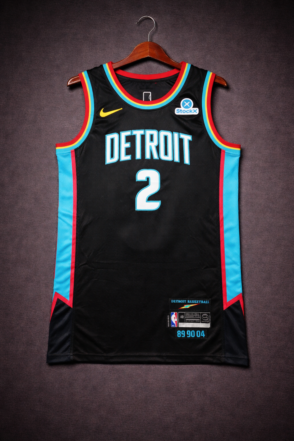 Camiseta retro Detroit Pistons
