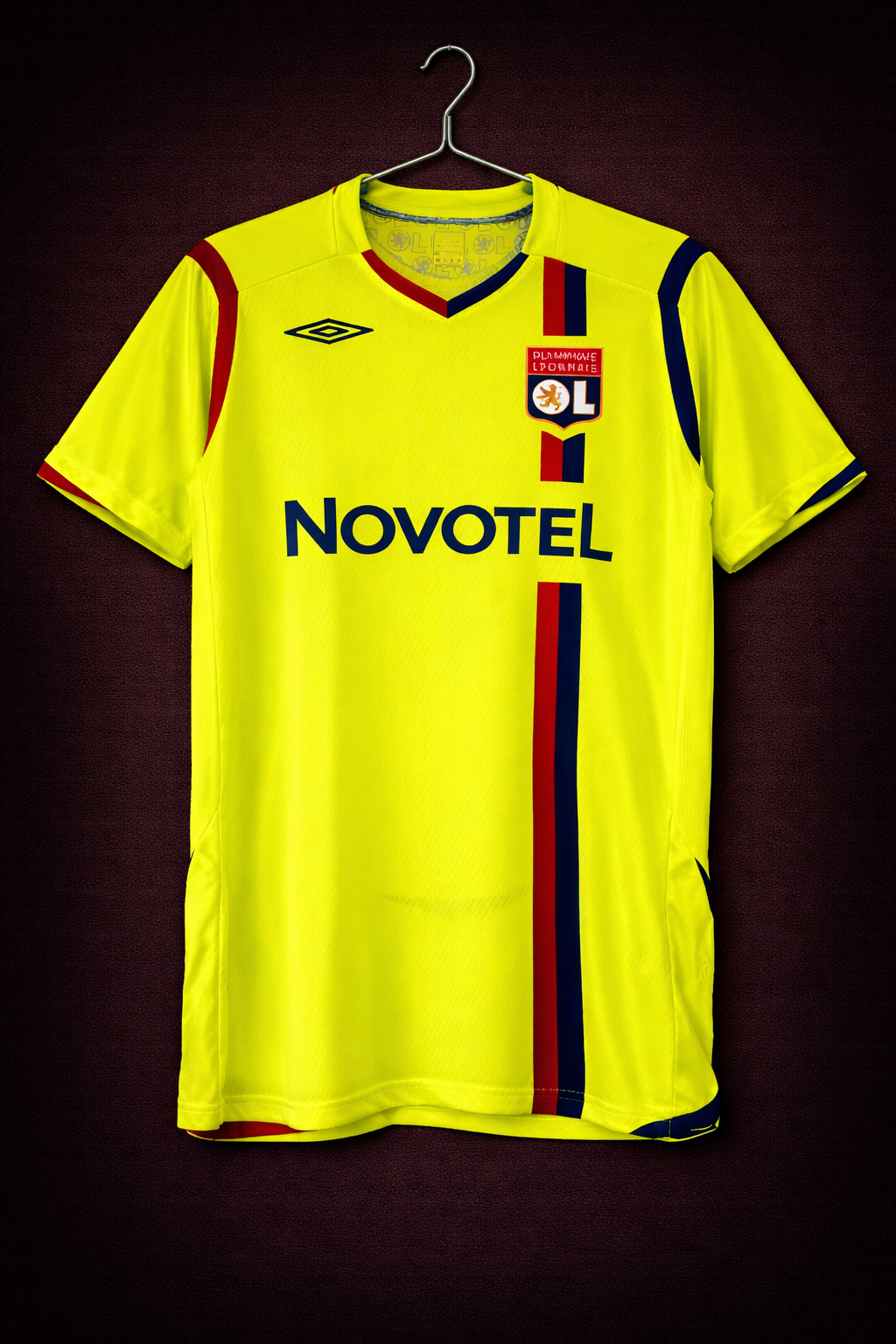 Camiseta réplica retro de Olimpique de Lyon temporada 08-09