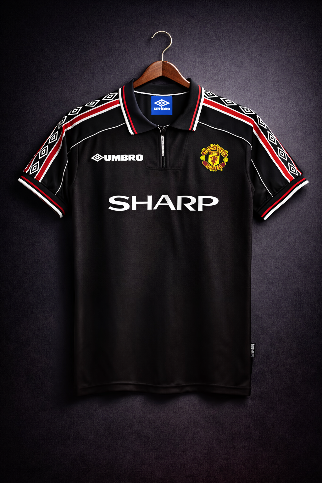 Camiseta réplica retro de Manchester United temporada 98-99 visitante
