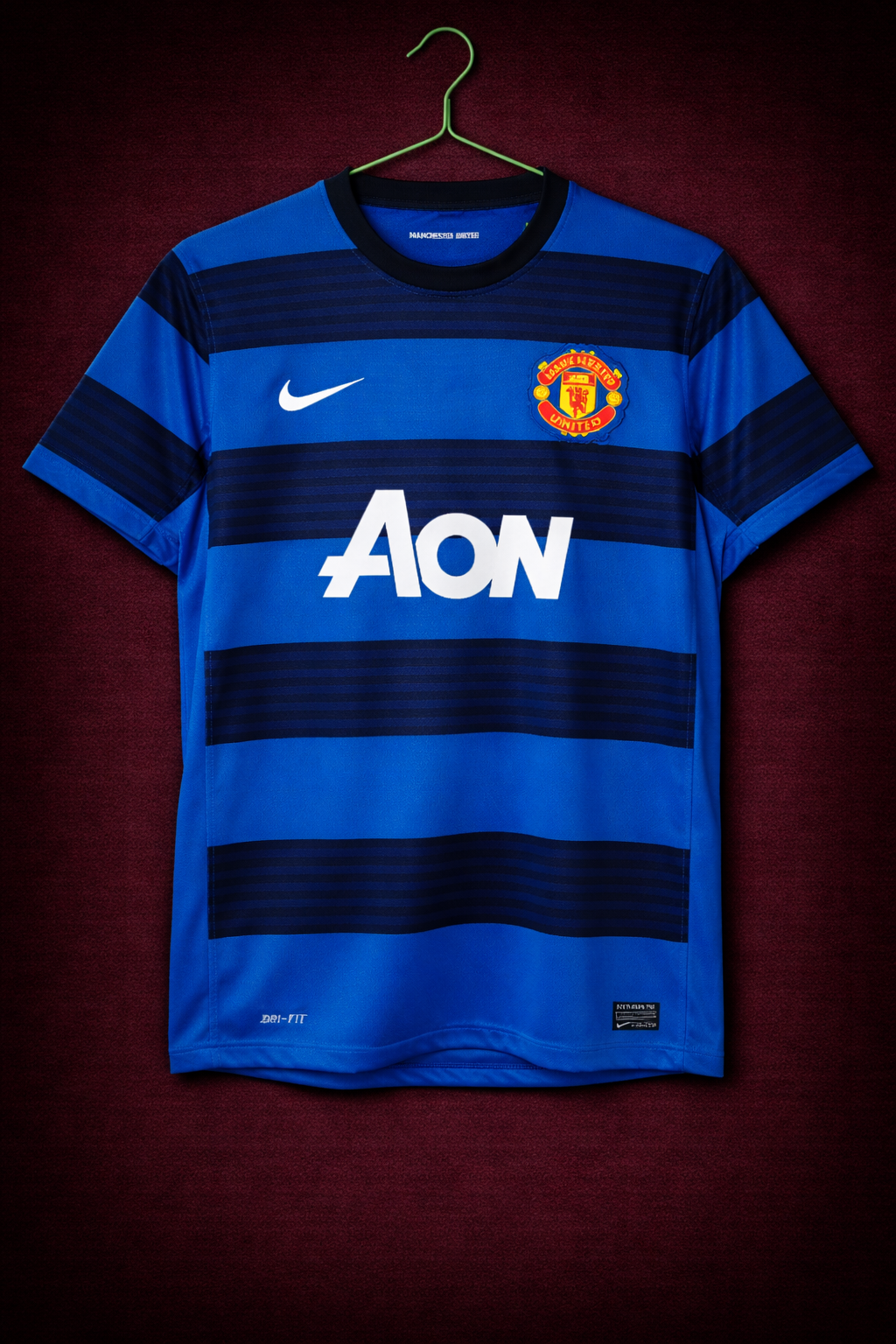 Camiseta réplica retro de Manchester United temporada 11-12