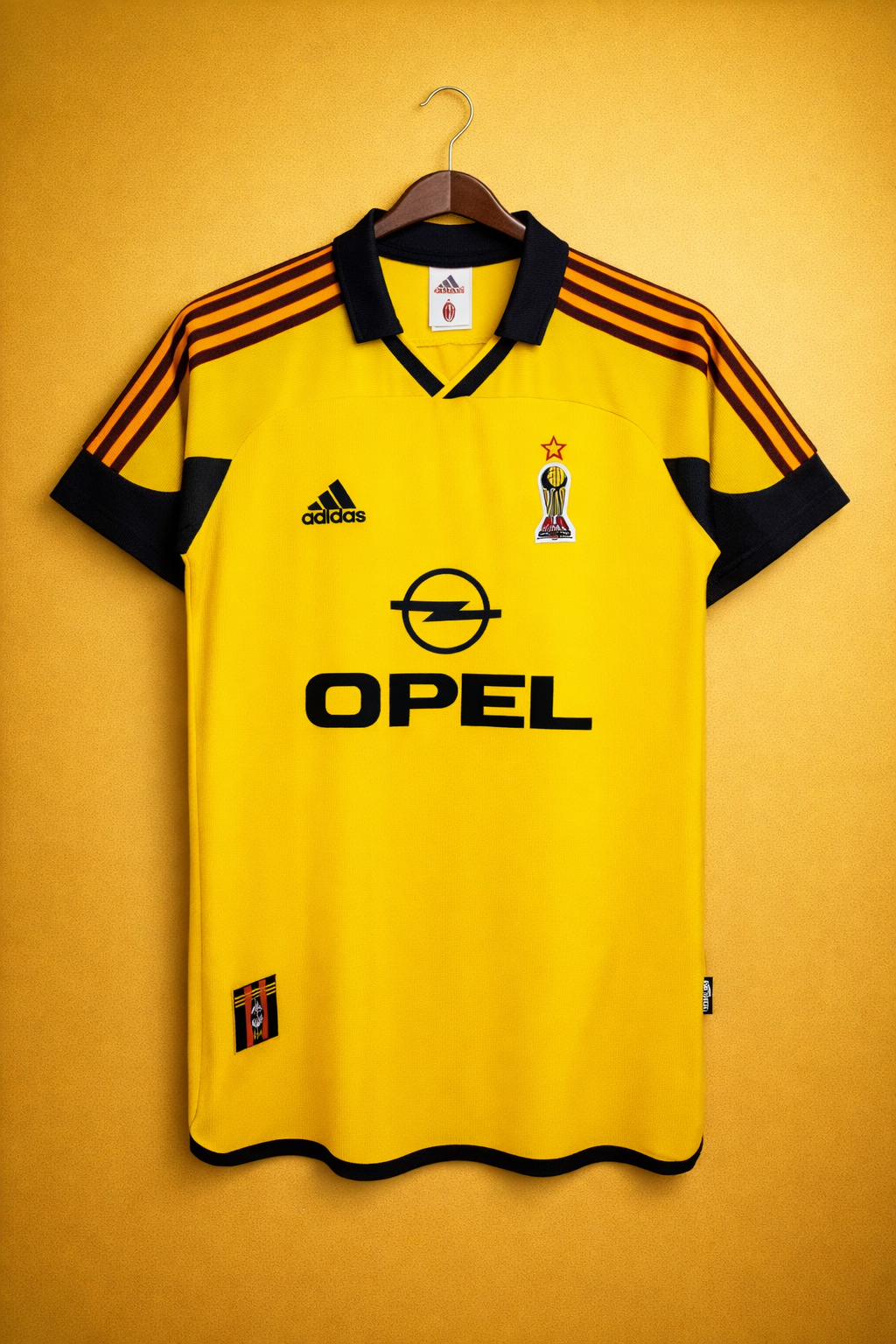 Camiseta réplica retro de Milan temporada 99-00 visitante