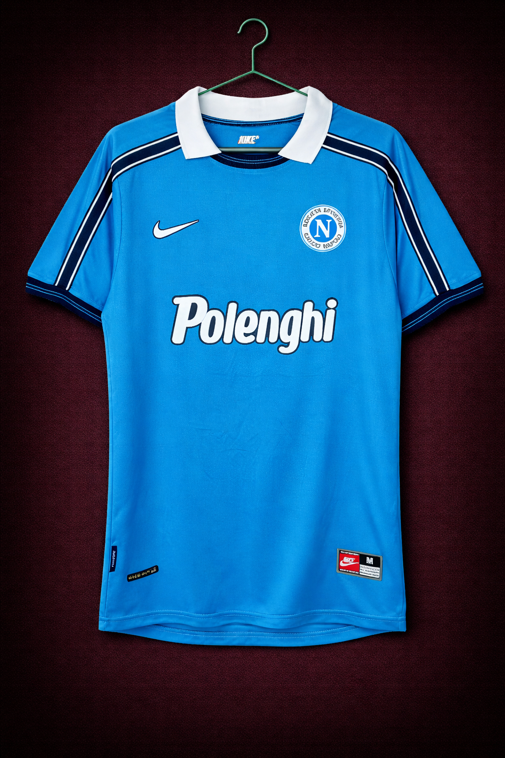Camiseta réplica retro de Nápoles temporada 98-99