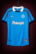 Camiseta réplica retro de Nápoles temporada 98-99