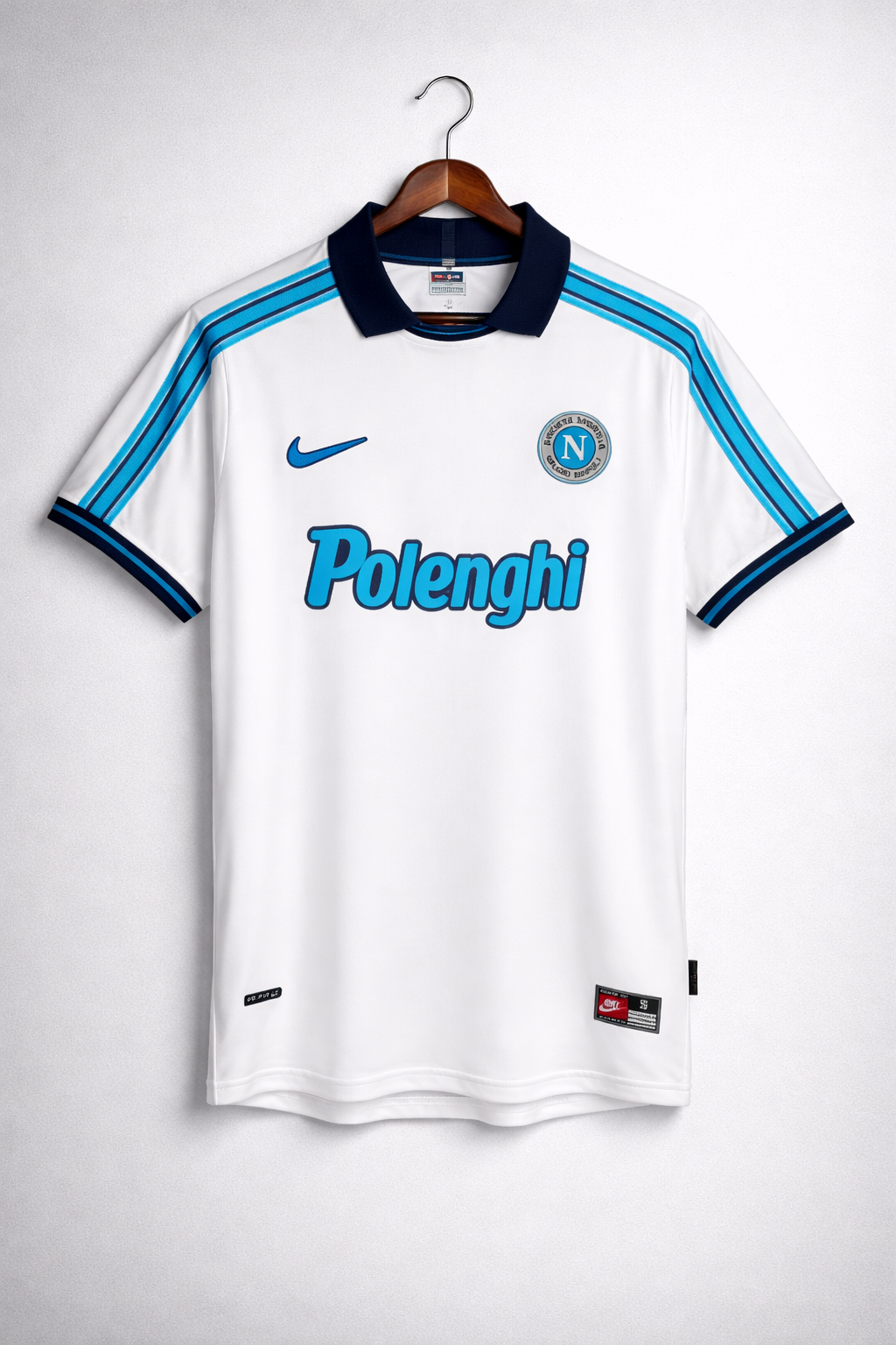 Camiseta réplica retro de Nápoles temporada 98-99 visitante