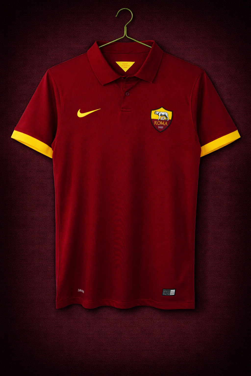 Camiseta réplica retro de Roma temporada 14-15