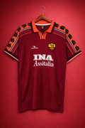 Camiseta réplica retro de Roma temporada 98-99