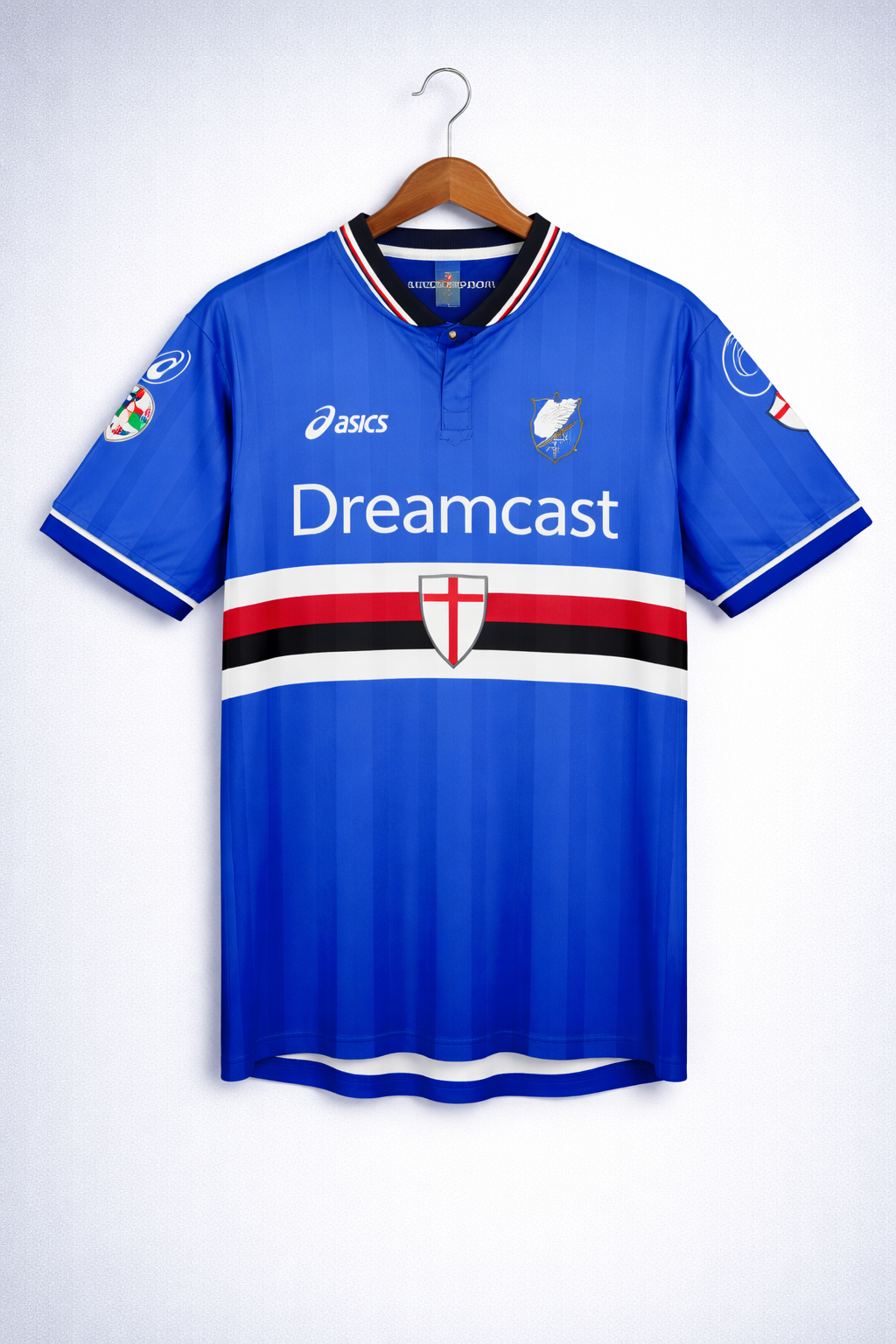 Camiseta réplica retro de Sampdoria temporada 00-01
