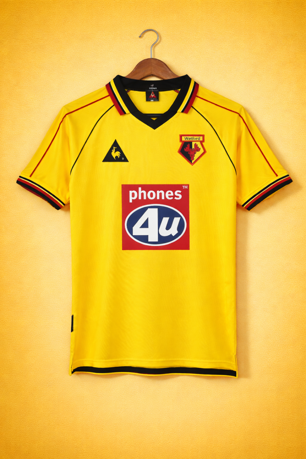 Camiseta réplica retro de Watford temporada 99-01