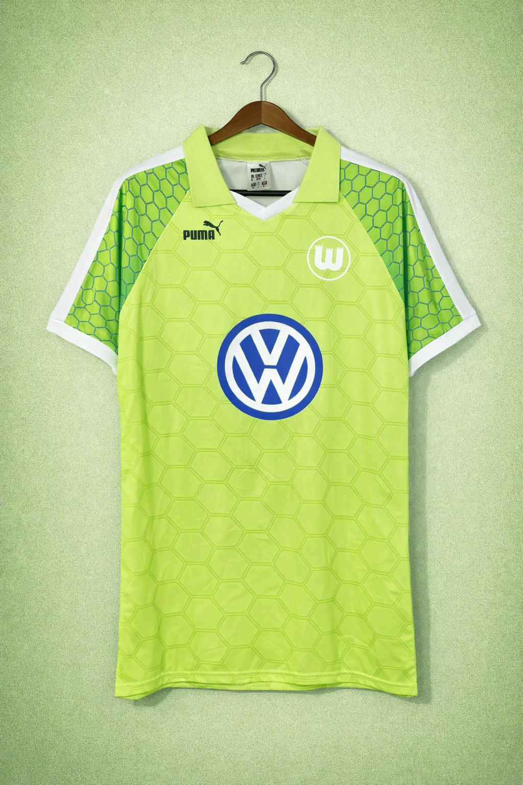 Camiseta réplica retro de Wollfsburgo temporada 97-98