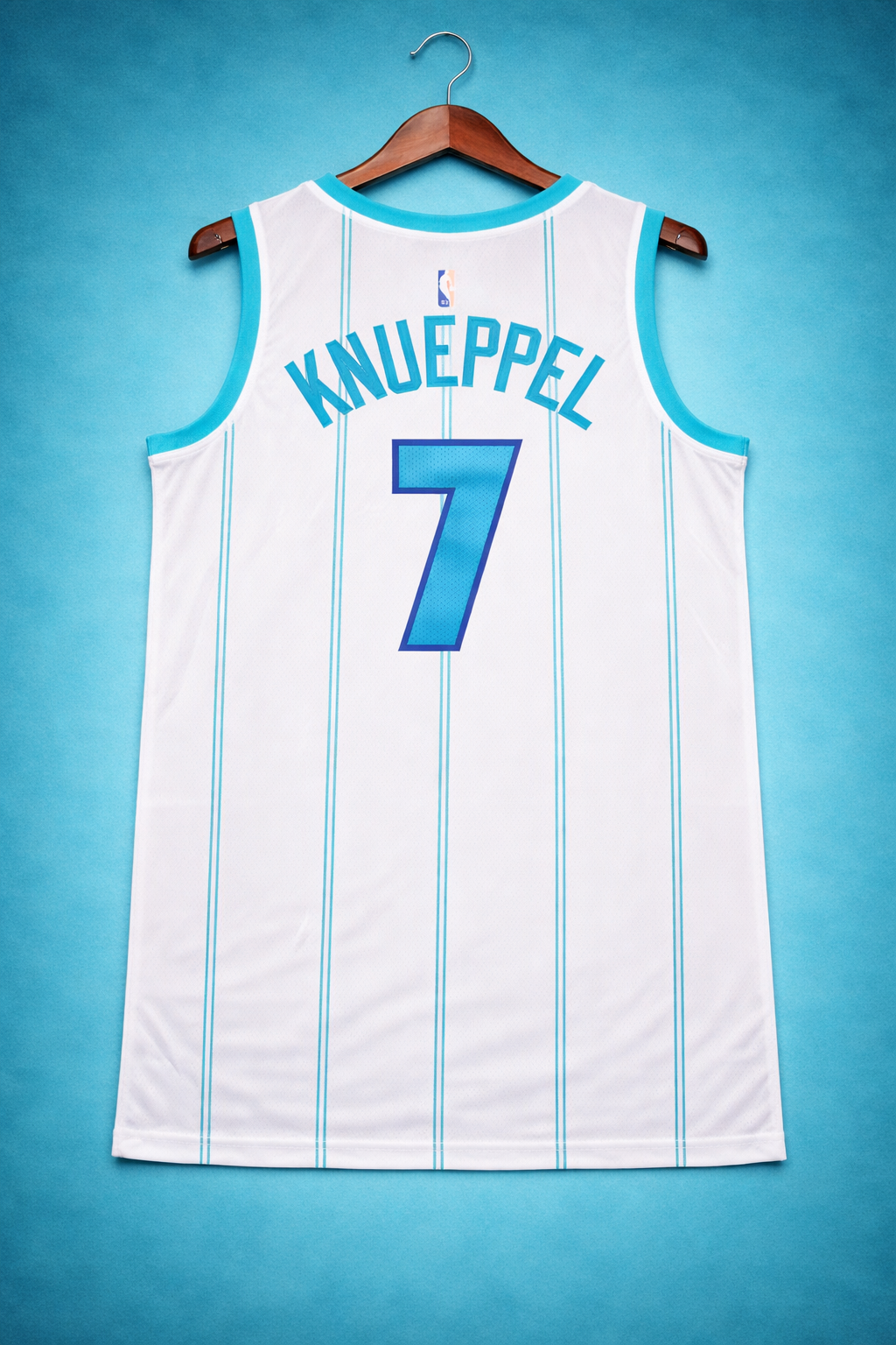 Camiseta retro Charlotte Hornets blanca