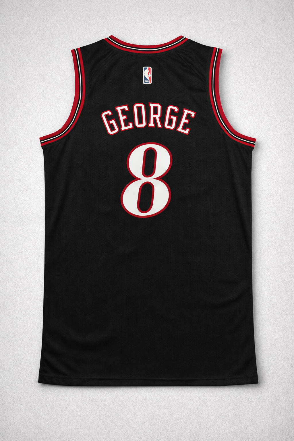 Camiseta retro Philadelphia 76 negra